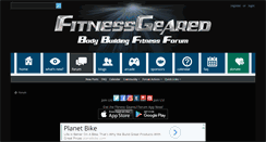 Desktop Screenshot of fitnessgeared.com